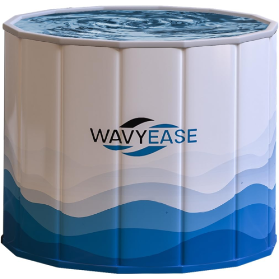 New upgraded adult portable bathtub (80*66 cm) - Foldable cold water bathtub - Foldable soaking bathtub